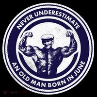 Never Underestimate An Old Man Born In June Wool Snapback Cap