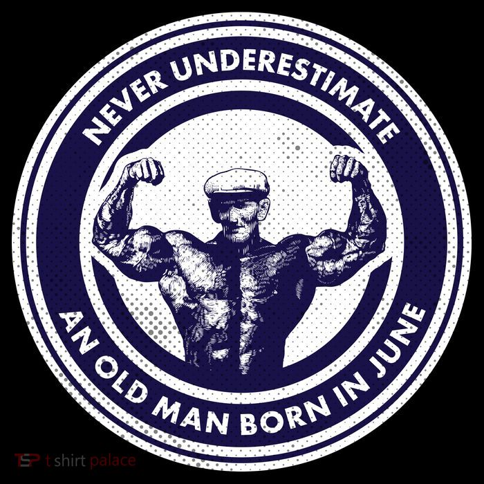 Never Underestimate An Old Man Born In June Wool Snapback Cap
