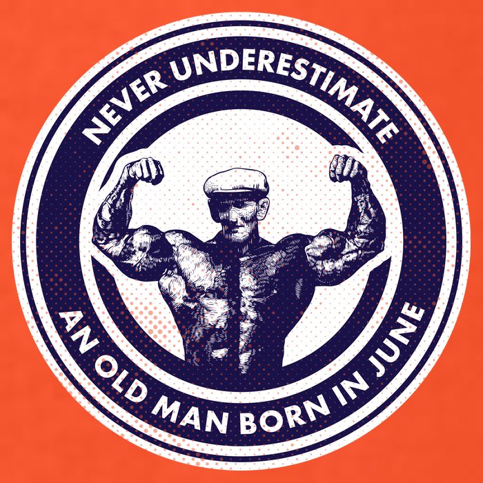 Never Underestimate An Old Man Born In June Long Sleeve Shirt