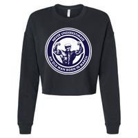Never Underestimate An Old Man Born In March Cropped Pullover Crew