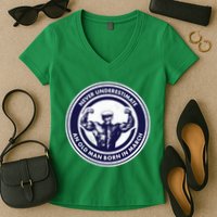 Never Underestimate An Old Man Born In March Women's V-Neck T-Shirt