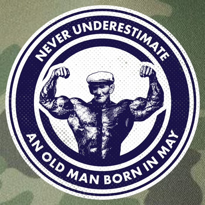 Never Underestimate An Old Man Born In May Legacy Tie Dye Trucker Hat