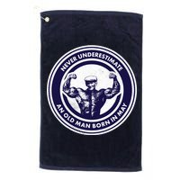 Never Underestimate An Old Man Born In May Golf Towel