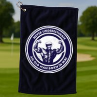 Never Underestimate An Old Man Born In May Golf Towel