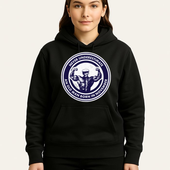 Never Underestimate An Old Man Born In November  Hoodie
