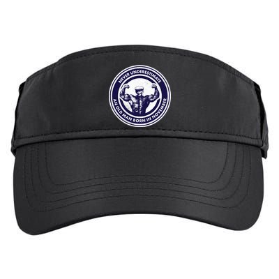 Never Underestimate An Old Man Born In November  Adult Drive Performance Visor