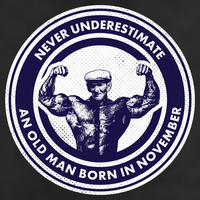 Never Underestimate An Old Man Born In November  Tumbler