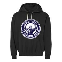 Never Underestimate An Old Man Born In October Garment-Dyed Fleece Hoodie