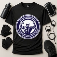 Never Underestimate An Old Man Born In October Performance Shirt