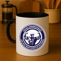 Never Underestimate An Old Man Born In October Mug