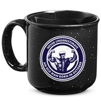 Never Underestimate An Old Man Born In October 15oz Campfire Ceramic Mug