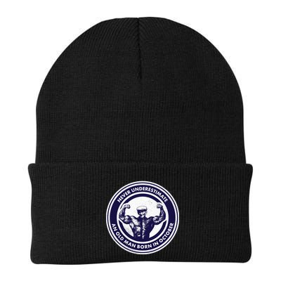Never Underestimate An Old Man Born In October Beanie