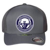 Never Underestimate An Old Man Born In October Flexfit Unipanel Trucker Cap