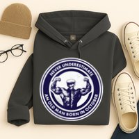 Never Underestimate An Old Man Born In October Hoodie