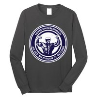 Never Underestimate An Old Man Born In October Long Sleeve Shirt