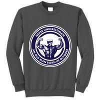 Never Underestimate An Old Man Born In October Tall Sweatshirt