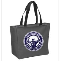 Never Underestimate An Old Man Born In October Zip Tote Bag