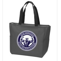Never Underestimate An Old Man Born In October Zip Tote Bag
