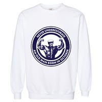 Never Underestimate An Old Man Born In October Garment-Dyed Sweatshirt
