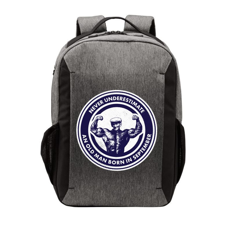 Never Underestimate An Old Man Born In September Vector Backpack