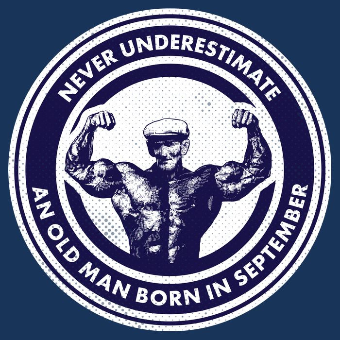 Never Underestimate An Old Man Born In September Cool Comfort Performance Bucket Hat