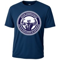 Never Underestimate An Old Man Born In September Cooling Performance Crew T-Shirt