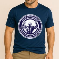 Never Underestimate An Old Man Born In September Cooling Performance Crew T-Shirt