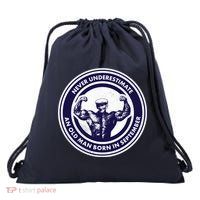 Never Underestimate An Old Man Born In September Drawstring Bag