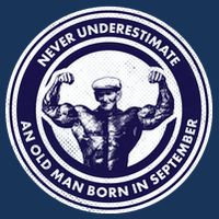 Never Underestimate An Old Man Born In September Flatbill Hat
