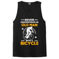 Never Underestimate An Old Man With A Bicycle PosiCharge Competitor Tank