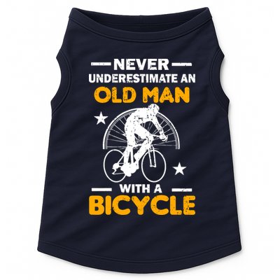 Never Underestimate An Old Man With A Bicycle Doggie Tank