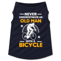 Never Underestimate An Old Man With A Bicycle Doggie Tank