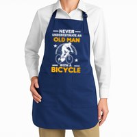 Never Underestimate An Old Man With A Bicycle Apron