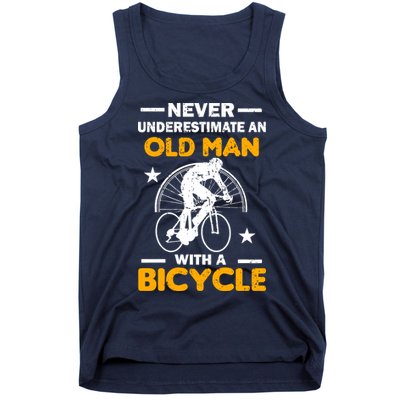 Never Underestimate An Old Man With A Bicycle Tank Top