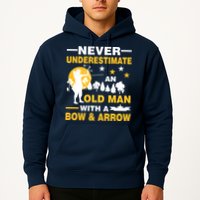 Never Underestimate An Old Man With A Bow & Arrow Hoodie