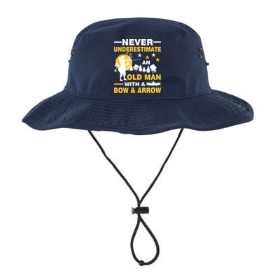 Never Underestimate An Old Man With A Bow & Arrow Bucket Hat