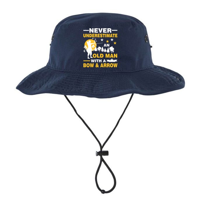 Never Underestimate An Old Man With A Bow & Arrow Bucket Hat