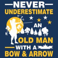 Never Underestimate An Old Man With A Bow & Arrow Bucket Hat