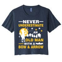 Never Underestimate An Old Man With A Bow & Arrow Crop Top