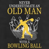 Never Underestimate An Old Man With A Bowling Ball Adult Drive Performance Visor