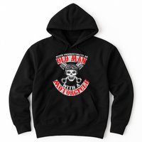 Never Underestimate An Old Man With A Motorcycle Hoodie