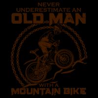 Never Underestimate An Old Man With A Mountain Bike Mug