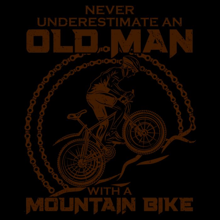 Never Underestimate An Old Man With A Mountain Bike Mug