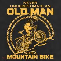 Never Underestimate An Old Man With A Mountain Bike 11oz C Handle Ceramic Mug