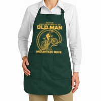 Never Underestimate An Old Man With A Mountain Bike Apron