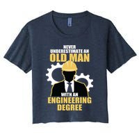 Never Underestimate An Old Man With An Engineering Degree Crop Top