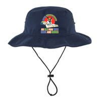 Never Underestimate An Old Man With Dogs And Books Bucket Hat