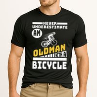 Never Underestimate An Oldman With A Bicycle Performance Shirt