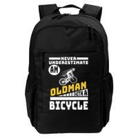 Never Underestimate An Oldman With A Bicycle Backpack
