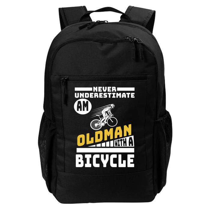 Never Underestimate An Oldman With A Bicycle Backpack